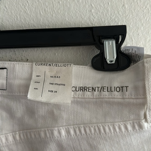 Current/Elliot white jeans size 28 - Picture 6 of 8